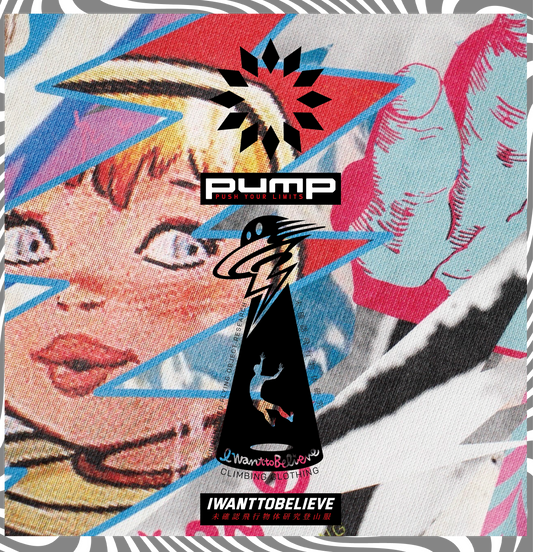 『IWANTTOBELIEVE』とpumpのアパレルライン『Push your limits』のコラボアパレルが始動致します。