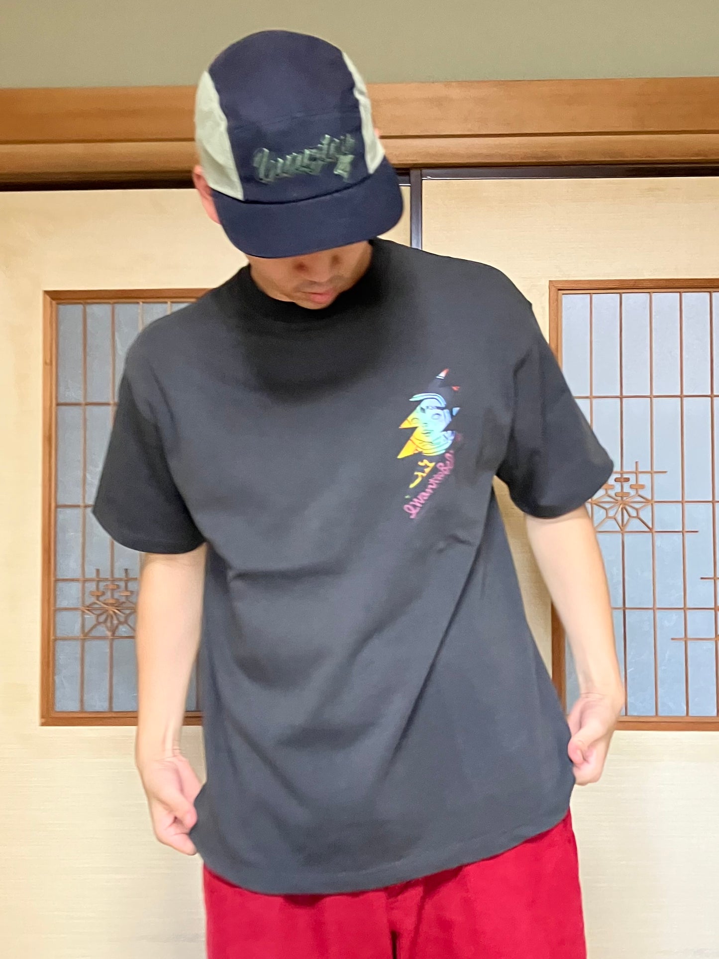 【予約商品:10月中旬以降お届け予定】INVASION Eye TEE BLACK