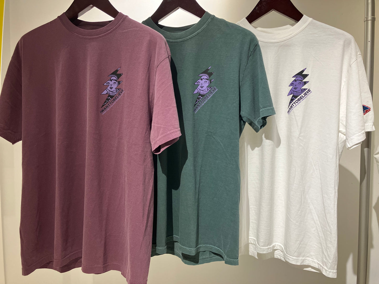 Linda TEE One point T-shirt BERRY