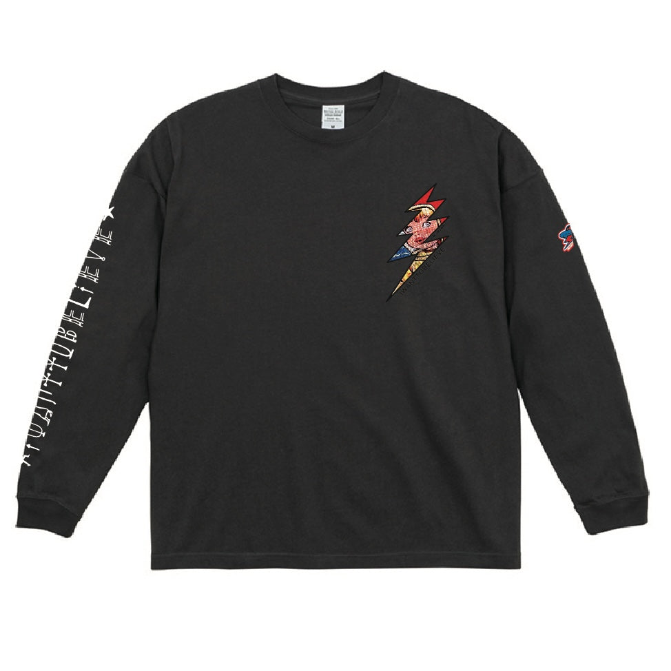 LONG T 003 Title: IWANTTOBELIEVE UFO EYES Black