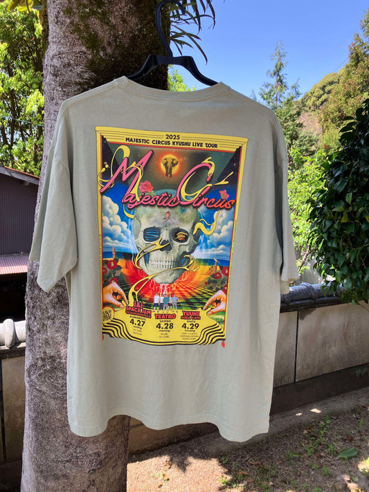 MAJESTIC CIRCUS 九州ツアー2025 T-Shirts　セージグリーン