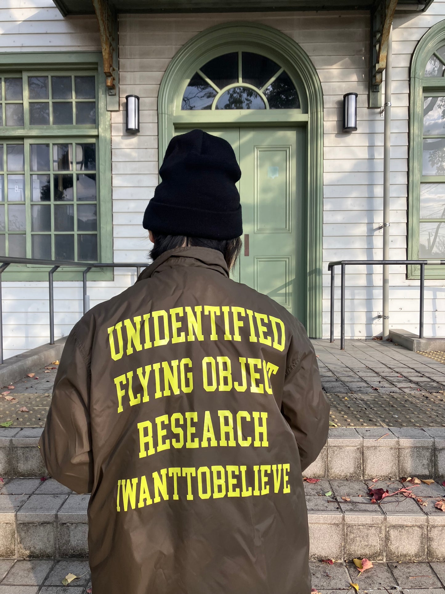 "UFO" Nylon Coach Jacket