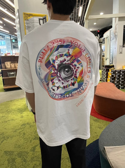 IWANTTOBELIEVE & PUMP PUSH YOUR LIMITS Observation X TEE white