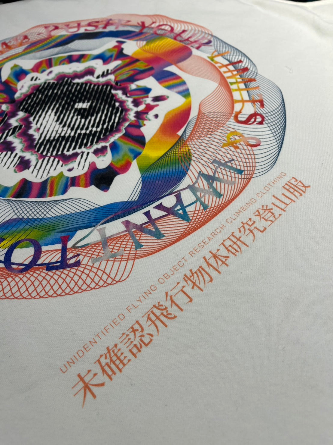 IWANTTOBELIEVE & PUMP PUSH YOUR LIMITS Observation X TEE white