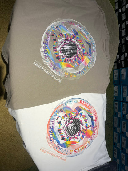 IWANTTOBELIEVE & PUMP PUSH YOUR LIMITS Observation X TEE white