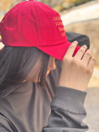 BENT BRIM CAP RED 25 AW