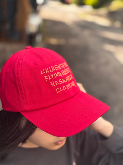 BENT BRIM CAP RED 25 AW