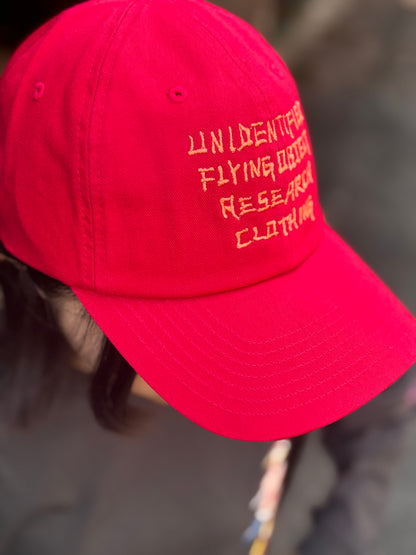 BENT BRIM CAP RED 25 AW