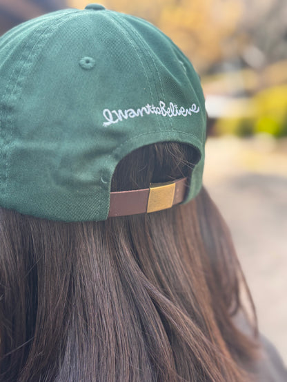 BENT BRIM CAP GREEN 25 AW