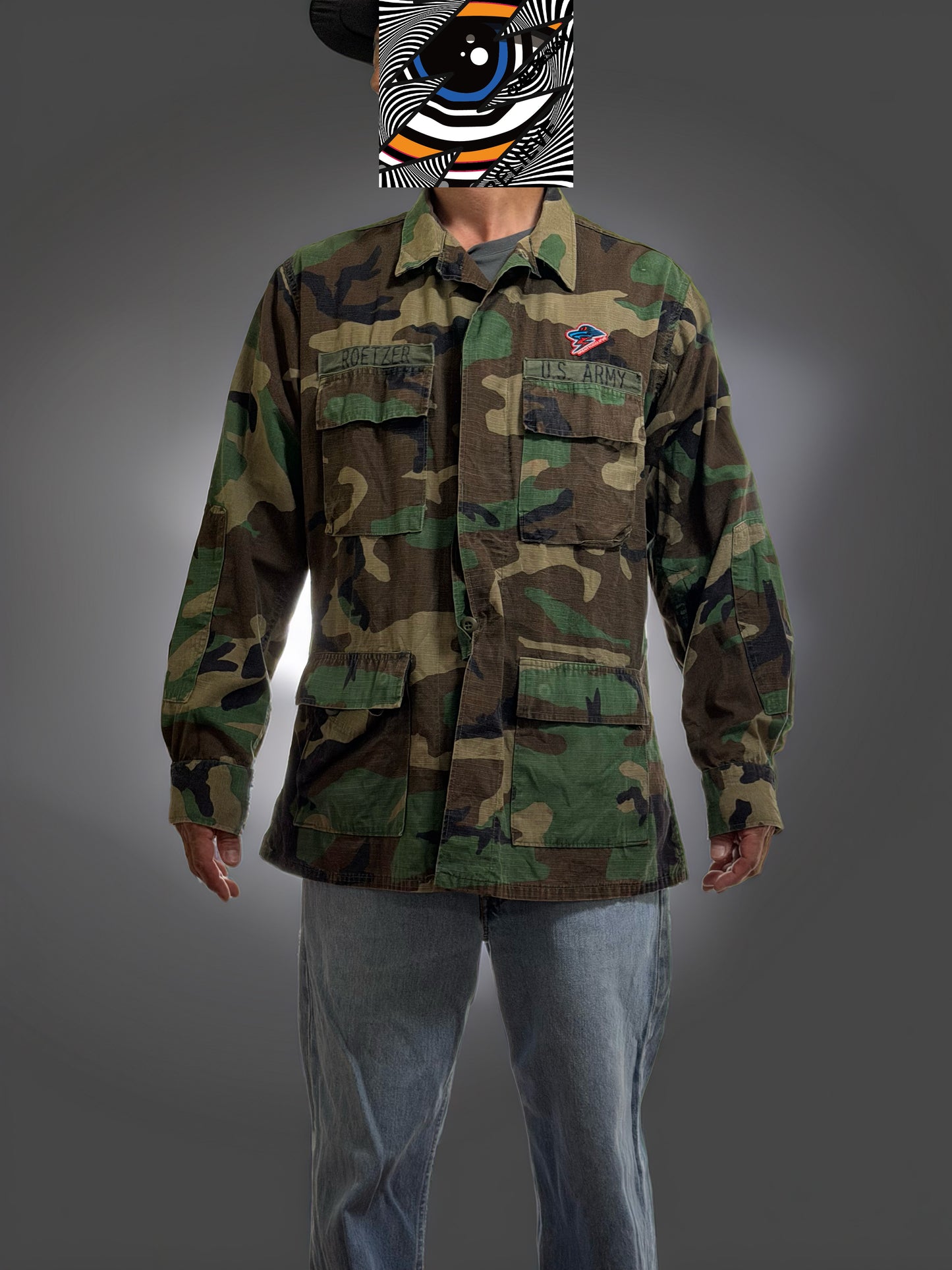 BDU Research Jacket Woodland　size　L
